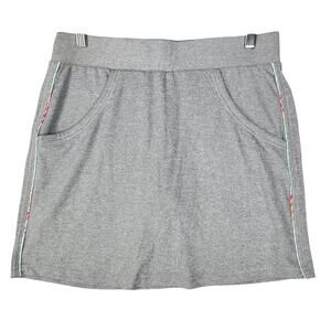 Pebble Beach Women's Dry-Luxe Performance Lt Gray Stretch Jersey Skort Medium